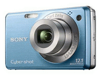 Lost Sony Cybershot (Light Blue) with Sony Waterproof Housing